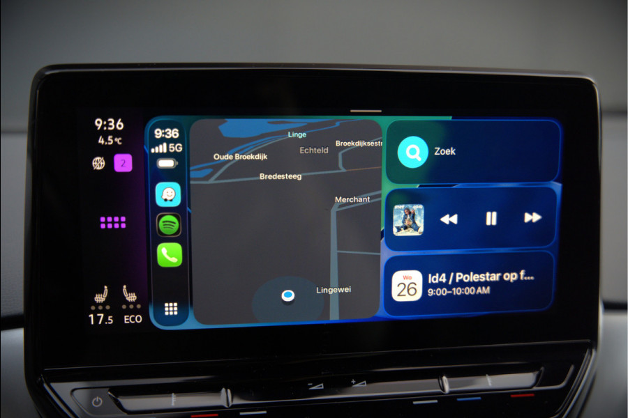 Volkswagen ID.4 First 77 kWh | Stoelverwarming | Stuurverwarming | Trekhaak | Adaptive Cruise Control | Navigatie | Apple Carplay | Keyless | Camera | Parkersensoren | SOH 93,12%
