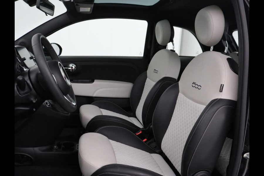 Fiat 500 1.0 Hybrid Dolcevita | Panoramadak | Half leder | Cruise control | Carplay | Climate control | Bluetooth | Lichtmetalen velgen