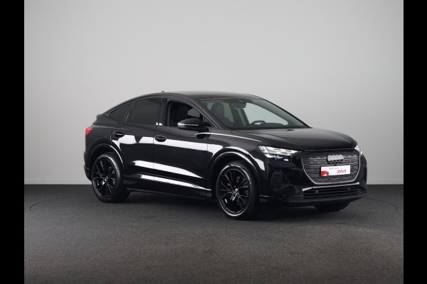 Audi Q4 Sportback e-tron 40 Advanced edition 77 kWh 204 pk | SOH 96,04% | Navigatie | Warmtepomp | Parkeersensoren | Achteruitrijcamera | Adaptieve cruise control | Stoelverwarming |