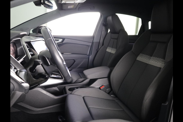 Audi Q4 Sportback e-tron 40 Advanced edition 77 kWh 204 pk | SOH 96,04% | Navigatie | Warmtepomp | Parkeersensoren | Achteruitrijcamera | Adaptieve cruise control | Stoelverwarming |