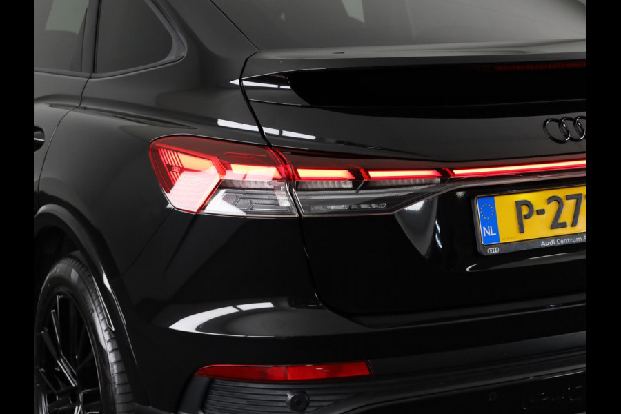 Audi Q4 Sportback e-tron 40 Advanced edition 77 kWh 204 pk | SOH 96,04% | Navigatie | Warmtepomp | Parkeersensoren | Achteruitrijcamera | Adaptieve cruise control | Stoelverwarming |