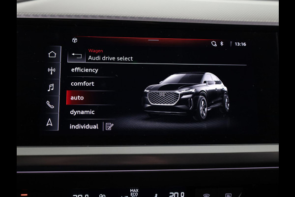 Audi Q4 Sportback e-tron 40 Advanced edition 77 kWh 204 pk | SOH 96,04% | Navigatie | Warmtepomp | Parkeersensoren | Achteruitrijcamera | Adaptieve cruise control | Stoelverwarming |