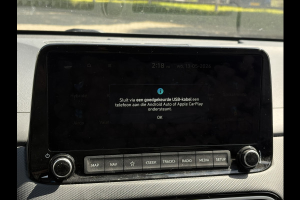 Hyundai Kona 1.6 GDI HEV Fashion | Navi, Camera, Carplay/Android, Climate, Cruise, Afn. Trekhaak | 1e Eigenaar | NAP |