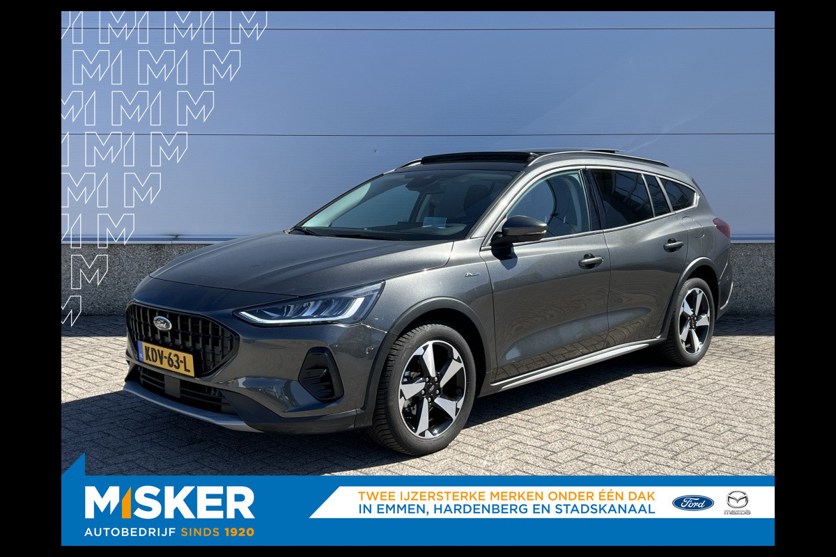 Ford FOCUS Wagon 1.0 EBH Active X 155PK AUTOMAAT! PANODAK! DRIVERPACK!