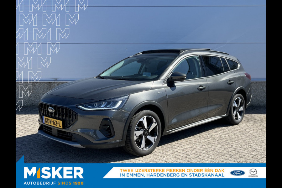 Ford FOCUS Wagon 1.0 EBH Active X 155PK AUTOMAAT! PANODAK! DRIVERPACK!