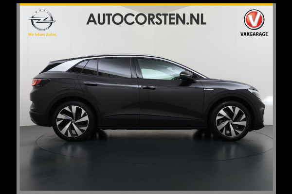 Volkswagen ID.4 First 82kWh SOH 93% Warmtepomp Trekhaak Camera Adap.Cruise Apple Carplay Android Auto Stuur+Stoelverwarming Navi Ecc Pdc Lmv 20" Led Wifi Voorruitverwarming DAB Isofix Verkeersbord detectie 1.000KG Trekgewicht 1e Eigenaar Dealeronderhouden