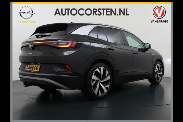 Volkswagen ID.4 First 82kWh SOH 93% Warmtepomp Trekhaak Camera Adap.Cruise Apple Carplay Android Auto Stuur+Stoelverwarming Navi Ecc Pdc Lmv 20" Led Wifi Voorruitverwarming DAB Isofix Verkeersbord detectie 1.000KG Trekgewicht 1e Eigenaar Dealeronderhouden