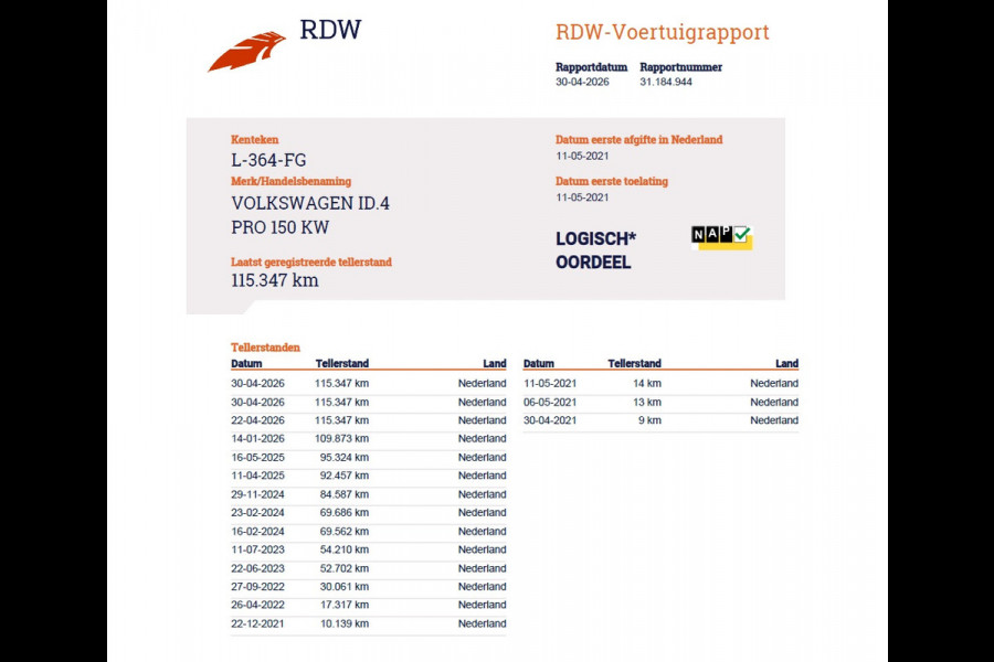 Volkswagen ID.4 First 82kWh SOH 93% Warmtepomp Trekhaak Camera Adap.Cruise Apple Carplay Android Auto Stuur+Stoelverwarming Navi Ecc Pdc Lmv 20" Led Wifi Voorruitverwarming DAB Isofix Verkeersbord detectie 1.000KG Trekgewicht 1e Eigenaar Dealeronderhouden