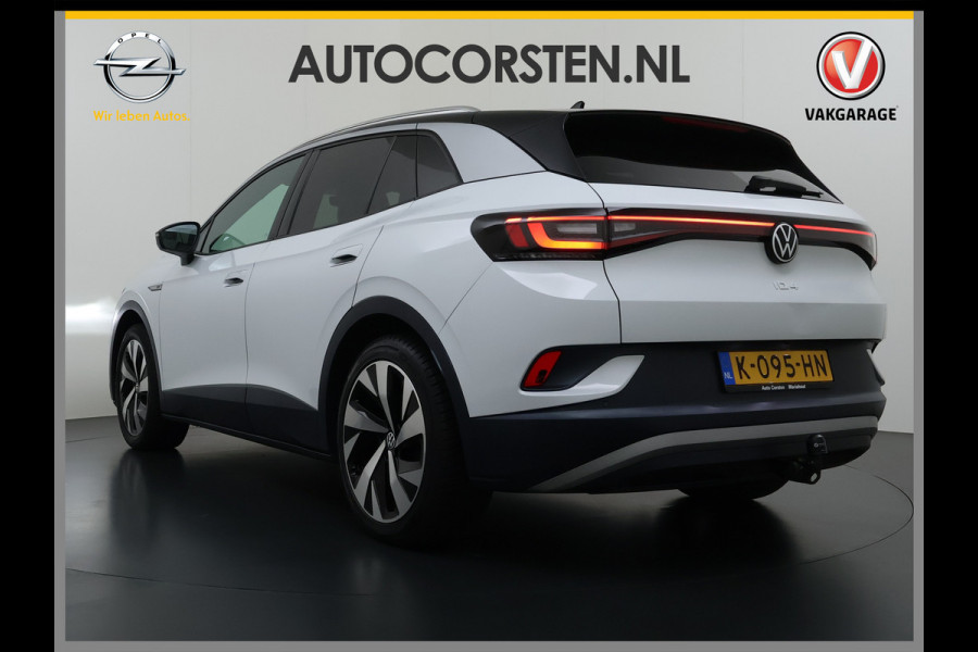 Volkswagen ID.4 First 82kWh SOH 90% Warmtepomp Trekhaak Camera Adap.Cruise Apple Carplay Android Auto Stuur+Stoelverwarming Navi Ecc Pdc Lmv 20" Led Wifi Voorruitverwarming DAB Isofix Verkeersbord detectie 1.000KG Trekgewicht 1e Eigenaar Dealeronderhouden