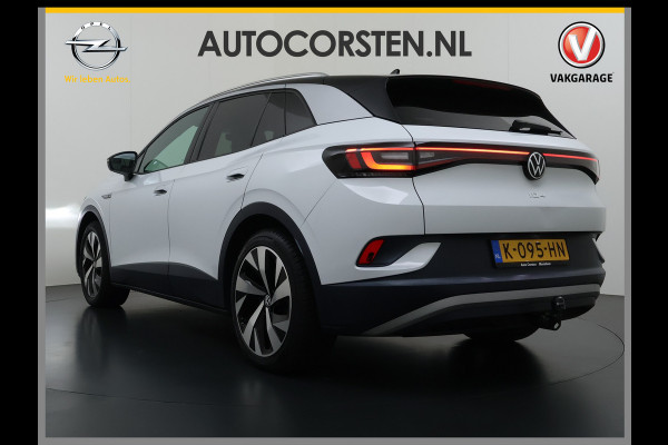 Volkswagen ID.4 First 82kWh SOH 90% Warmtepomp Trekhaak Camera Adap.Cruise Apple Carplay Android Auto Stuur+Stoelverwarming Navi Ecc Pdc Lmv 20" Led Wifi Voorruitverwarming DAB Isofix Verkeersbord detectie 1.000KG Trekgewicht 1e Eigenaar Dealeronderhouden
