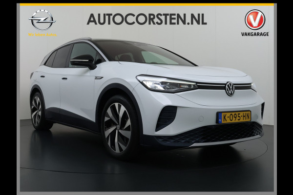 Volkswagen ID.4 First 82kWh SOH 90% Warmtepomp Trekhaak Camera Adap.Cruise Apple Carplay Android Auto Stuur+Stoelverwarming Navi Ecc Pdc Lmv 20" Led Wifi Voorruitverwarming DAB Isofix Verkeersbord detectie 1.000KG Trekgewicht 1e Eigenaar Dealeronderhouden