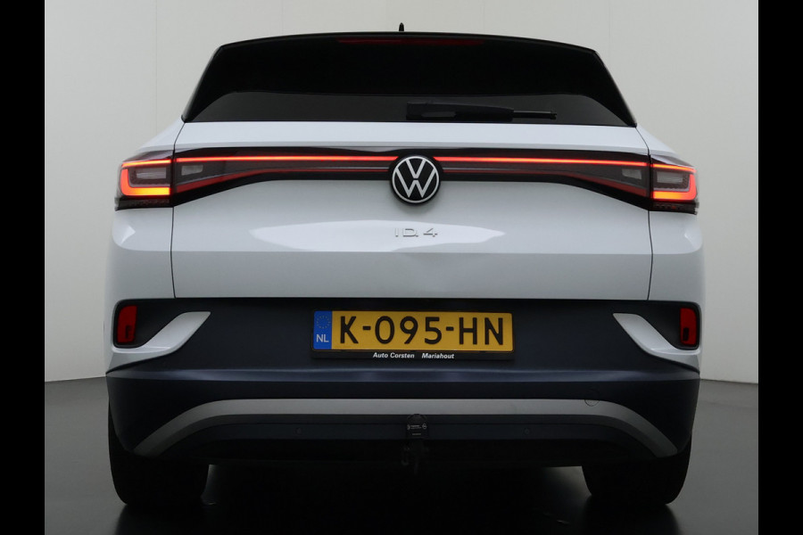 Volkswagen ID.4 First 82kWh SOH 90% Warmtepomp Trekhaak Camera Adap.Cruise Apple Carplay Android Auto Stuur+Stoelverwarming Navi Ecc Pdc Lmv 20" Led Wifi Voorruitverwarming DAB Isofix Verkeersbord detectie 1.000KG Trekgewicht 1e Eigenaar Dealeronderhouden