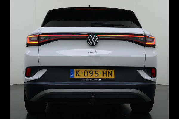 Volkswagen ID.4 First 82kWh SOH 90% Warmtepomp Trekhaak Camera Adap.Cruise Apple Carplay Android Auto Stuur+Stoelverwarming Navi Ecc Pdc Lmv 20" Led Wifi Voorruitverwarming DAB Isofix Verkeersbord detectie 1.000KG Trekgewicht 1e Eigenaar Dealeronderhouden