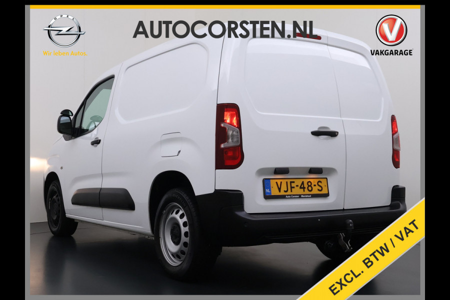 Peugeot Partner 1.5 HDI 102PK Trekhaak Apple Carplay Android Auto Euro 6 Navi* Airco Cruise Control Premium Schuifdeur Betonplex Vloer Bott-Inbouwkast Tussenwand 1e Eigenaar 1.000 Trekgewicht Origineel Nederlandse Auto