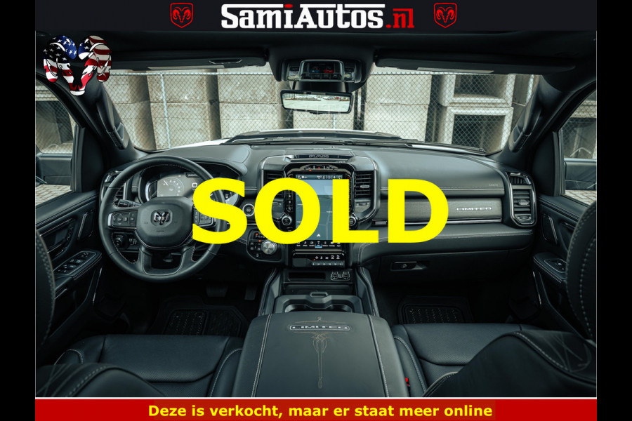 Dodge Ram BLACK BEAST HULK 5.7 V8 | HUD | WIDE BODY | BOM VOL | CREW CAB DUBBELE CABINE | 5 PERSOONS | MEGA DIKKE LIMITED BLACK ON BLACK | ZO GOED ALS NIEUW |