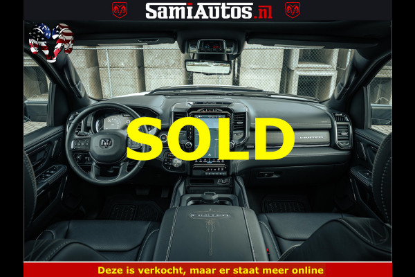 Dodge Ram BLACK BEAST HULK 5.7 V8 | HUD | WIDE BODY | BOM VOL | CREW CAB DUBBELE CABINE | 5 PERSOONS | MEGA DIKKE LIMITED BLACK ON BLACK | ZO GOED ALS NIEUW |