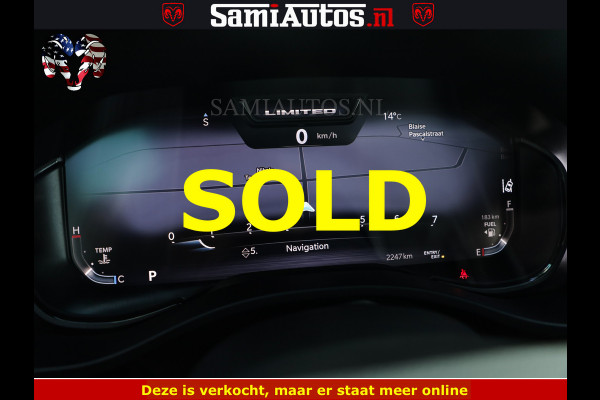 Dodge Ram BLACK BEAST HULK 5.7 V8 | HUD | WIDE BODY | BOM VOL | CREW CAB DUBBELE CABINE | 5 PERSOONS | MEGA DIKKE LIMITED BLACK ON BLACK | ZO GOED ALS NIEUW |