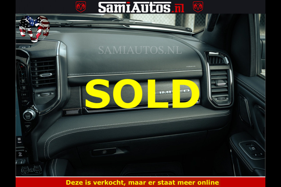 Dodge Ram BLACK BEAST HULK 5.7 V8 | HUD | WIDE BODY | BOM VOL | CREW CAB DUBBELE CABINE | 5 PERSOONS | MEGA DIKKE LIMITED BLACK ON BLACK | ZO GOED ALS NIEUW |