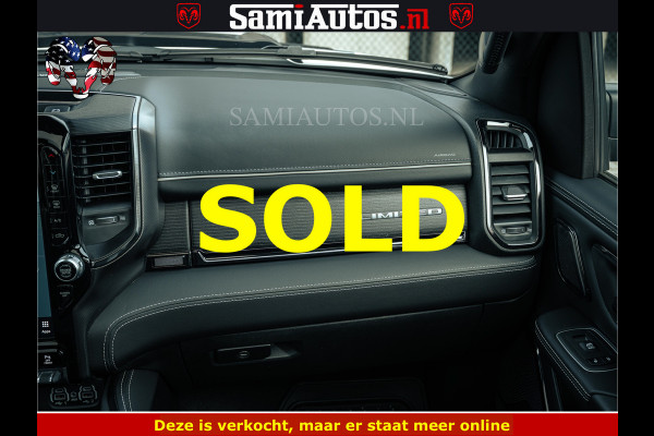 Dodge Ram BLACK BEAST HULK 5.7 V8 | HUD | WIDE BODY | BOM VOL | CREW CAB DUBBELE CABINE | 5 PERSOONS | MEGA DIKKE LIMITED BLACK ON BLACK | ZO GOED ALS NIEUW |