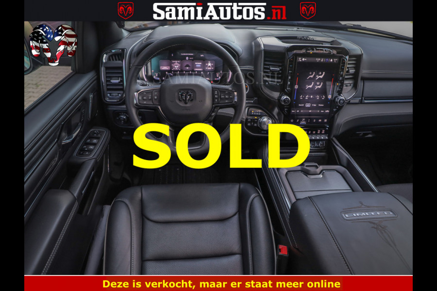 Dodge Ram BLACK BEAST HULK 5.7 V8 | HUD | WIDE BODY | BOM VOL | CREW CAB DUBBELE CABINE | 5 PERSOONS | MEGA DIKKE LIMITED BLACK ON BLACK | ZO GOED ALS NIEUW |