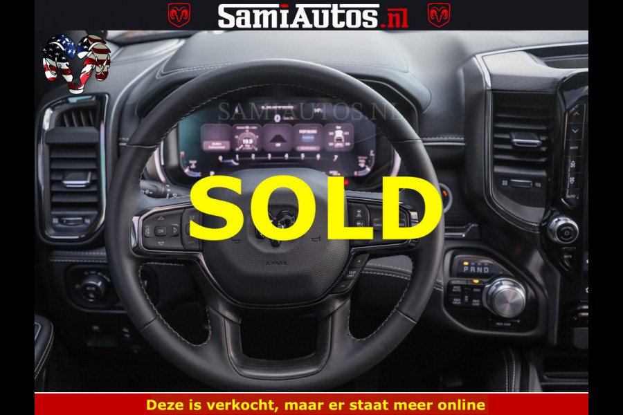 Dodge Ram BLACK BEAST HULK 5.7 V8 | HUD | WIDE BODY | BOM VOL | CREW CAB DUBBELE CABINE | 5 PERSOONS | MEGA DIKKE LIMITED BLACK ON BLACK | ZO GOED ALS NIEUW |