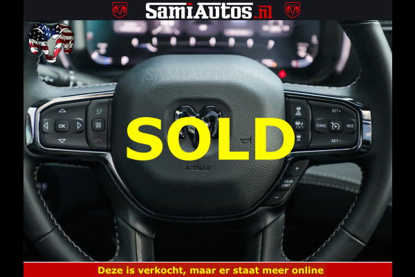 Dodge Ram BLACK BEAST HULK 5.7 V8 | HUD | WIDE BODY | BOM VOL | CREW CAB DUBBELE CABINE | 5 PERSOONS | MEGA DIKKE LIMITED BLACK ON BLACK | ZO GOED ALS NIEUW |