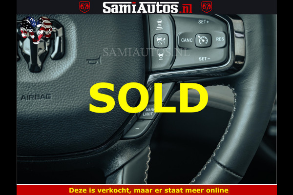 Dodge Ram BLACK BEAST HULK 5.7 V8 | HUD | WIDE BODY | BOM VOL | CREW CAB DUBBELE CABINE | 5 PERSOONS | MEGA DIKKE LIMITED BLACK ON BLACK | ZO GOED ALS NIEUW |