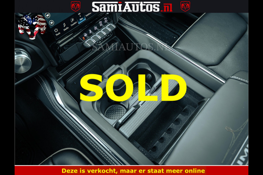 Dodge Ram BLACK BEAST HULK 5.7 V8 | HUD | WIDE BODY | BOM VOL | CREW CAB DUBBELE CABINE | 5 PERSOONS | MEGA DIKKE LIMITED BLACK ON BLACK | ZO GOED ALS NIEUW |