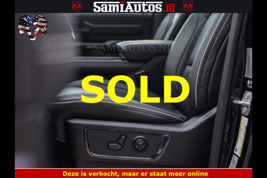 Dodge Ram BLACK BEAST HULK 5.7 V8 | HUD | WIDE BODY | BOM VOL | CREW CAB DUBBELE CABINE | 5 PERSOONS | MEGA DIKKE LIMITED BLACK ON BLACK | ZO GOED ALS NIEUW |