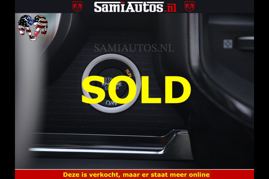 Dodge Ram BLACK BEAST HULK 5.7 V8 | HUD | WIDE BODY | BOM VOL | CREW CAB DUBBELE CABINE | 5 PERSOONS | MEGA DIKKE LIMITED BLACK ON BLACK | ZO GOED ALS NIEUW |