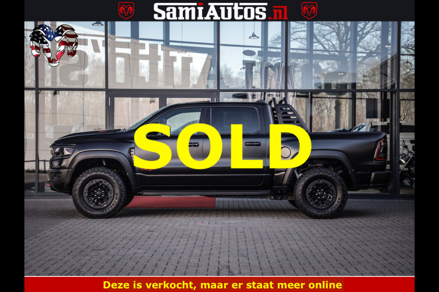 Dodge Ram 1500 TRX 6.2 4X4 | FULL PPF WRAP | HELLCAT | DIGI CLUSTER | RAMBAR | BEADLOCK WHEELS | PANORAMA | HEADUP | 360CAM | 12'' MULTIMEDIA | CARBON PACK | 3500KG | ZEER EXCLUSIEF