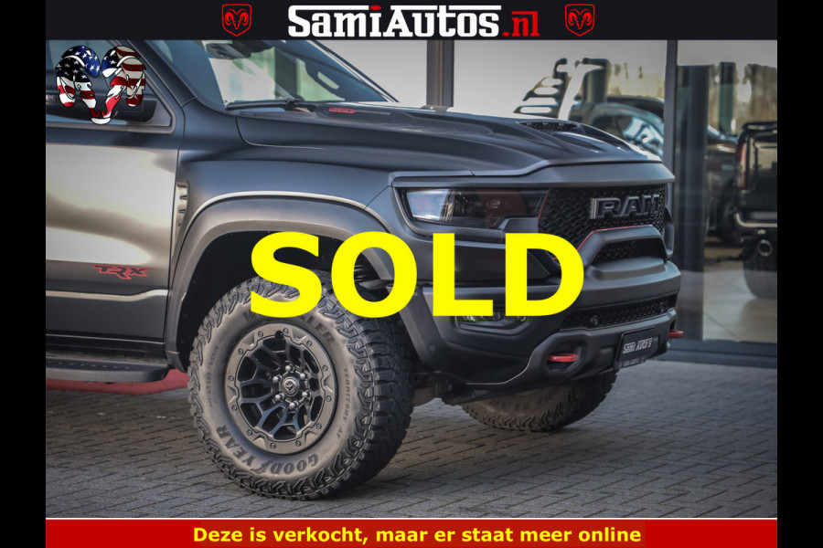 Dodge Ram 1500 TRX 6.2 4X4 | FULL PPF WRAP | HELLCAT | DIGI CLUSTER | RAMBAR | BEADLOCK WHEELS | PANORAMA | HEADUP | 360CAM | 12'' MULTIMEDIA | CARBON PACK | 3500KG | ZEER EXCLUSIEF