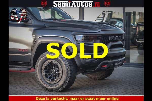 Dodge Ram 1500 TRX 6.2 4X4 | FULL PPF WRAP | HELLCAT | DIGI CLUSTER | RAMBAR | BEADLOCK WHEELS | PANORAMA | HEADUP | 360CAM | 12'' MULTIMEDIA | CARBON PACK | 3500KG | ZEER EXCLUSIEF