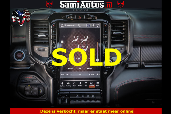 Dodge Ram 1500 TRX 6.2 4X4 | FULL PPF WRAP | HELLCAT | DIGI CLUSTER | RAMBAR | BEADLOCK WHEELS | PANORAMA | HEADUP | 360CAM | 12'' MULTIMEDIA | CARBON PACK | 3500KG | ZEER EXCLUSIEF