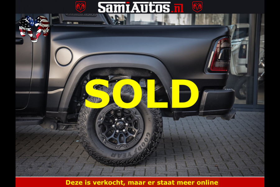 Dodge Ram 1500 TRX 6.2 4X4 | FULL PPF WRAP | HELLCAT | DIGI CLUSTER | RAMBAR | BEADLOCK WHEELS | PANORAMA | HEADUP | 360CAM | 12'' MULTIMEDIA | CARBON PACK | 3500KG | ZEER EXCLUSIEF