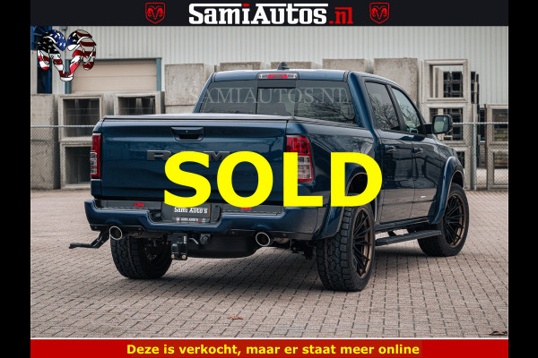Dodge Ram SPORT | 5.7 V8 4x4 HEMI | PANORAMA DAK | GROOTSCHEM 12 INCH | LPG | Patriot Blue CREW CAB | DUBBELE CABINE | 5 PERSOONS | DC | VOORRAAD NR 2557 - 3328