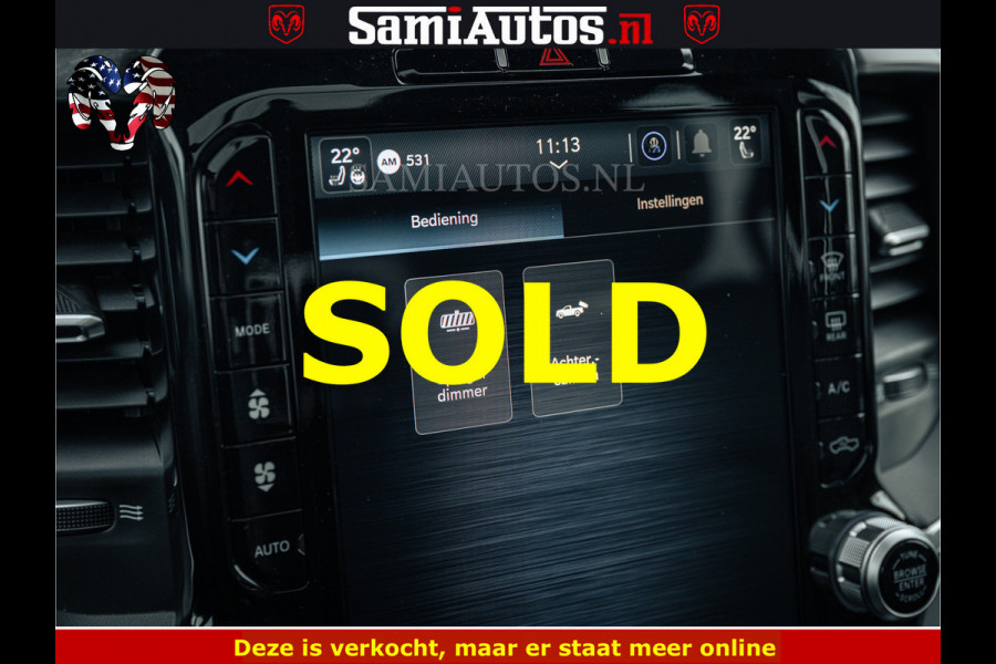 Dodge Ram SPORT | 5.7 V8 4x4 HEMI | PANORAMA DAK | GROOTSCHEM 12 INCH | LPG | Patriot Blue CREW CAB | DUBBELE CABINE | 5 PERSOONS | DC | VOORRAAD NR 2557 - 3328