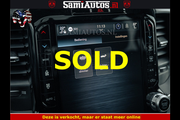 Dodge Ram SPORT | 5.7 V8 4x4 HEMI | PANORAMA DAK | GROOTSCHEM 12 INCH | LPG | Patriot Blue CREW CAB | DUBBELE CABINE | 5 PERSOONS | DC | VOORRAAD NR 2557 - 3328