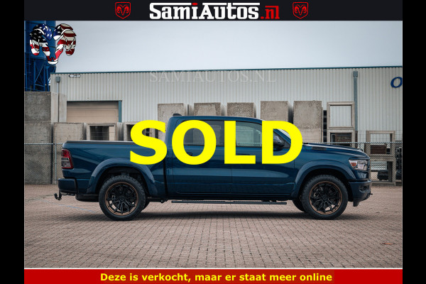 Dodge Ram SPORT | 5.7 V8 4x4 HEMI | PANORAMA DAK | GROOTSCHEM 12 INCH | LPG | Patriot Blue CREW CAB | DUBBELE CABINE | 5 PERSOONS | DC | VOORRAAD NR 2557 - 3328
