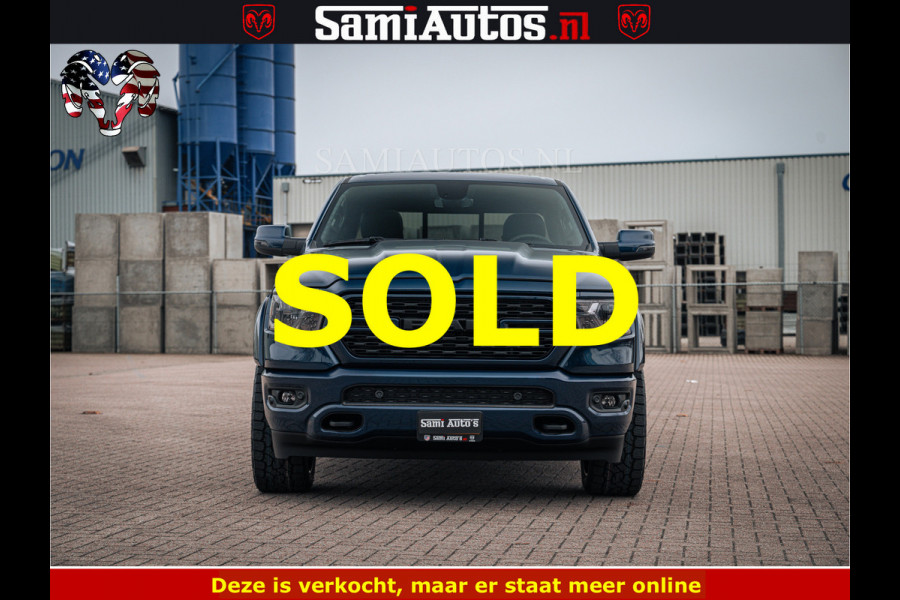 Dodge Ram SPORT | 5.7 V8 4x4 HEMI | PANORAMA DAK | GROOTSCHEM 12 INCH | LPG | Patriot Blue CREW CAB | DUBBELE CABINE | 5 PERSOONS | DC | VOORRAAD NR 2557 - 3328