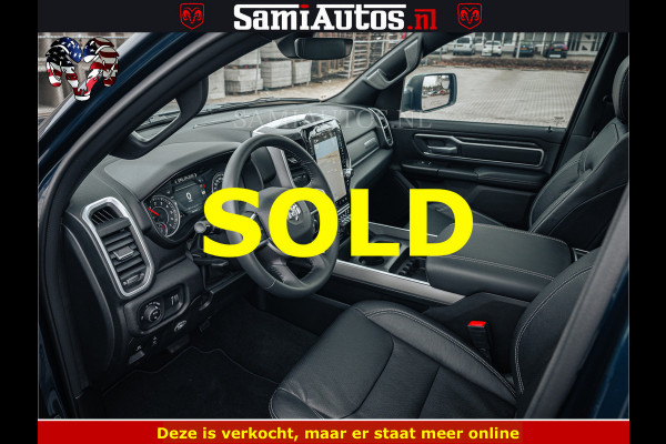 Dodge Ram SPORT | 5.7 V8 4x4 HEMI | PANORAMA DAK | GROOTSCHEM 12 INCH | LPG | Patriot Blue CREW CAB | DUBBELE CABINE | 5 PERSOONS | DC | VOORRAAD NR 2557 - 3328