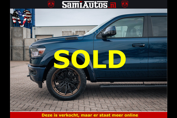 Dodge Ram SPORT | 5.7 V8 4x4 HEMI | PANORAMA DAK | GROOTSCHEM 12 INCH | LPG | Patriot Blue CREW CAB | DUBBELE CABINE | 5 PERSOONS | DC | VOORRAAD NR 2557 - 3328