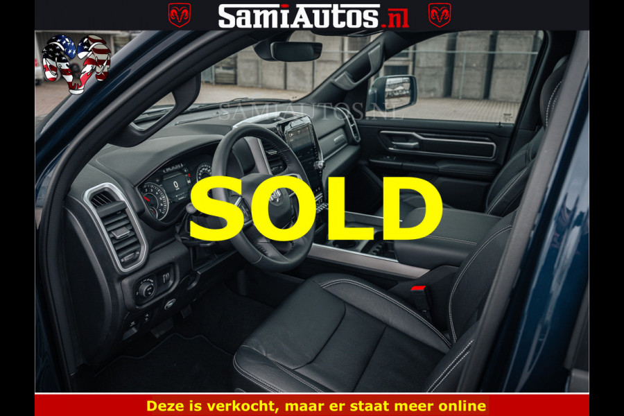 Dodge Ram SPORT | 5.7 V8 4x4 HEMI | PANORAMA DAK | GROOTSCHEM 12 INCH | LPG | Patriot Blue CREW CAB | DUBBELE CABINE | 5 PERSOONS | DC | VOORRAAD NR 2557 - 3328