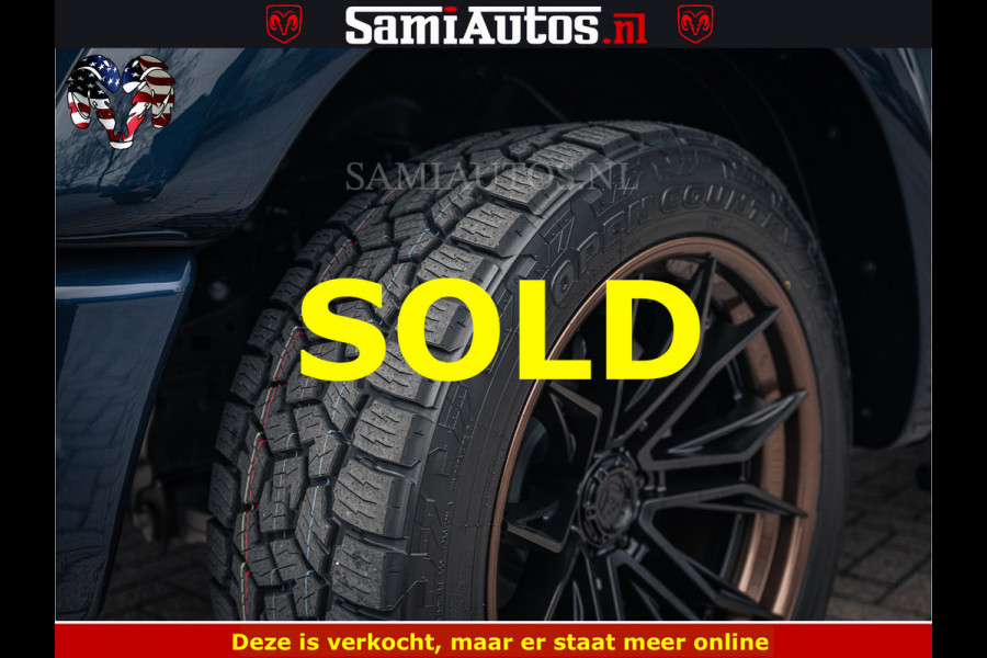 Dodge Ram SPORT | 5.7 V8 4x4 HEMI | PANORAMA DAK | GROOTSCHEM 12 INCH | LPG | Patriot Blue CREW CAB | DUBBELE CABINE | 5 PERSOONS | DC | VOORRAAD NR 2557 - 3328
