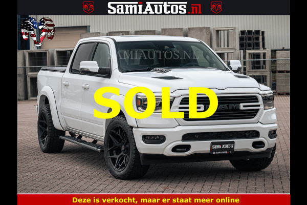 Dodge Ram V8 5.7 402PK | LARAMIE SPORT | Krachtige Hemi | Panorama Dak | 12' Scherm | LPG | Comfortabele Dubbele Cabine met Royale 5 Zitplaatsen | NIEUW EN BPM vrij | Nu Leverbaar uit Voorraad | Nr 2528 - 1276 |