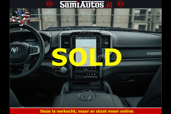 Dodge Ram V8 5.7 402PK | LARAMIE SPORT | Krachtige Hemi | Panorama Dak | 12' Scherm | LPG | Comfortabele Dubbele Cabine met Royale 5 Zitplaatsen | NIEUW EN BPM vrij | Nu Leverbaar uit Voorraad | Nr 2528 - 1276 |