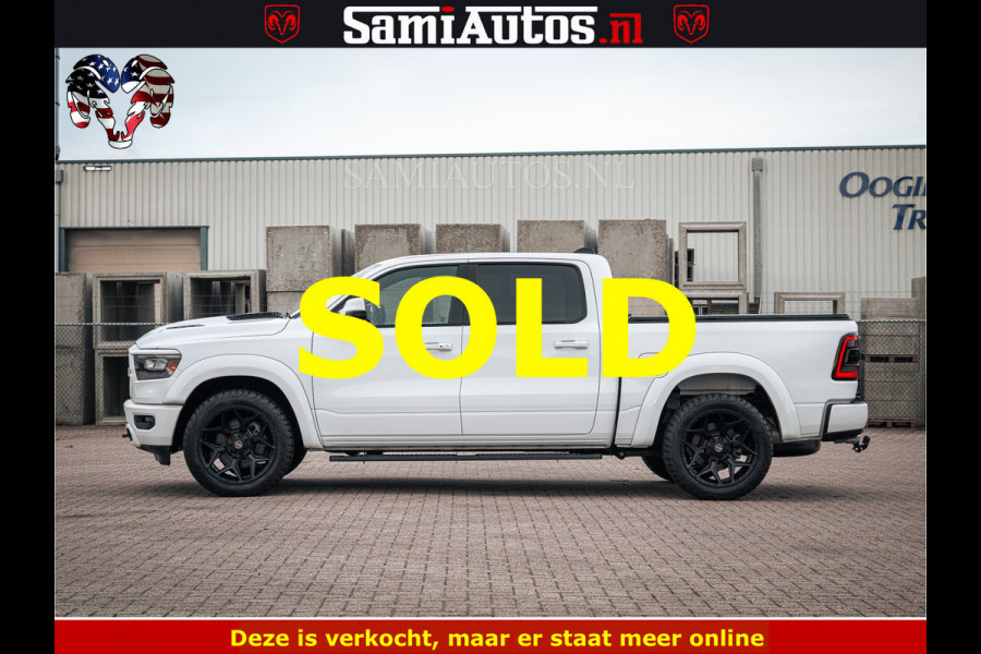 Dodge Ram V8 5.7 402PK | LARAMIE SPORT | Krachtige Hemi | Panorama Dak | 12' Scherm | LPG | Comfortabele Dubbele Cabine met Royale 5 Zitplaatsen | NIEUW EN BPM vrij | Nu Leverbaar uit Voorraad | Nr 2528 - 1276 |