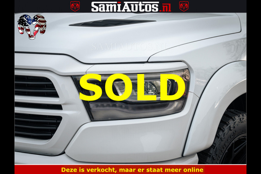 Dodge Ram V8 5.7 402PK | LARAMIE SPORT | Krachtige Hemi | Panorama Dak | 12' Scherm | LPG | Comfortabele Dubbele Cabine met Royale 5 Zitplaatsen | NIEUW EN BPM vrij | Nu Leverbaar uit Voorraad | Nr 2528 - 1276 |