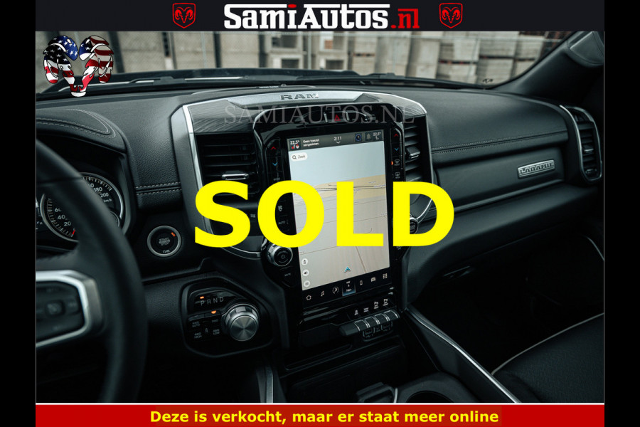 Dodge Ram V8 5.7 402PK | LARAMIE SPORT | Krachtige Hemi | Panorama Dak | 12' Scherm | LPG | Comfortabele Dubbele Cabine met Royale 5 Zitplaatsen | NIEUW EN BPM vrij | Nu Leverbaar uit Voorraad | Nr 2528 - 1276 |