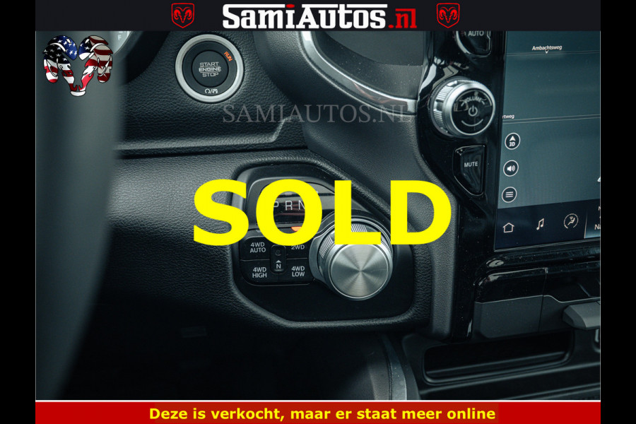 Dodge Ram V8 5.7 402PK | LARAMIE SPORT | Krachtige Hemi | Panorama Dak | 12' Scherm | LPG | Comfortabele Dubbele Cabine met Royale 5 Zitplaatsen | NIEUW EN BPM vrij | Nu Leverbaar uit Voorraad | Nr 2528 - 1276 |